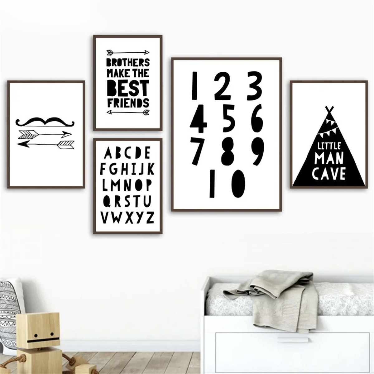 Alphabet & Numbers Kids Canvas