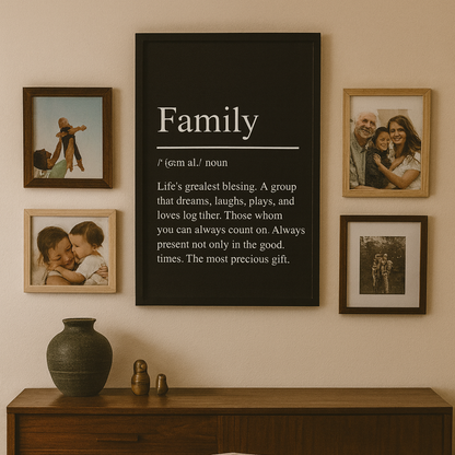 Black Minimalist Inspirational ''Success" Quote Print