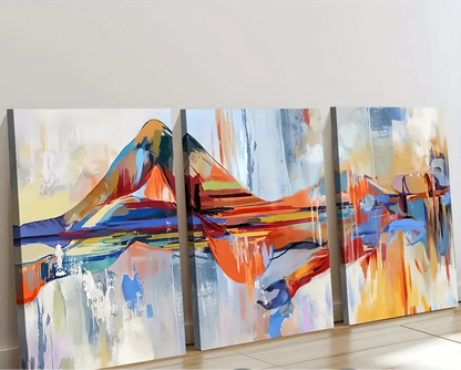 Abstract Fashion Figure Canvas - Set Of 3