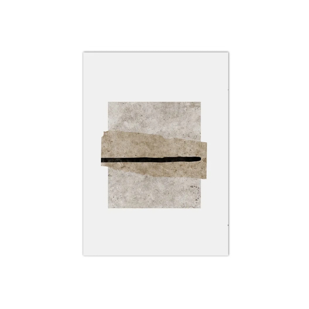 Layered Stone Abstract Canvas Print