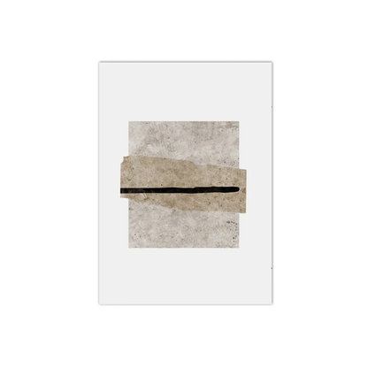 Layered Stone Abstract Canvas Print