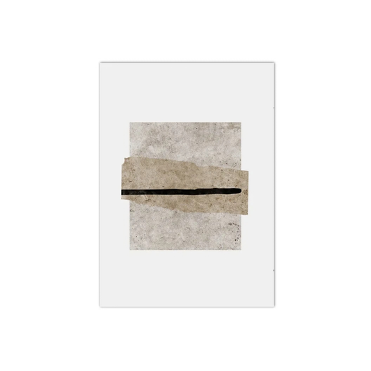 Layered Stone Abstract Canvas Print
