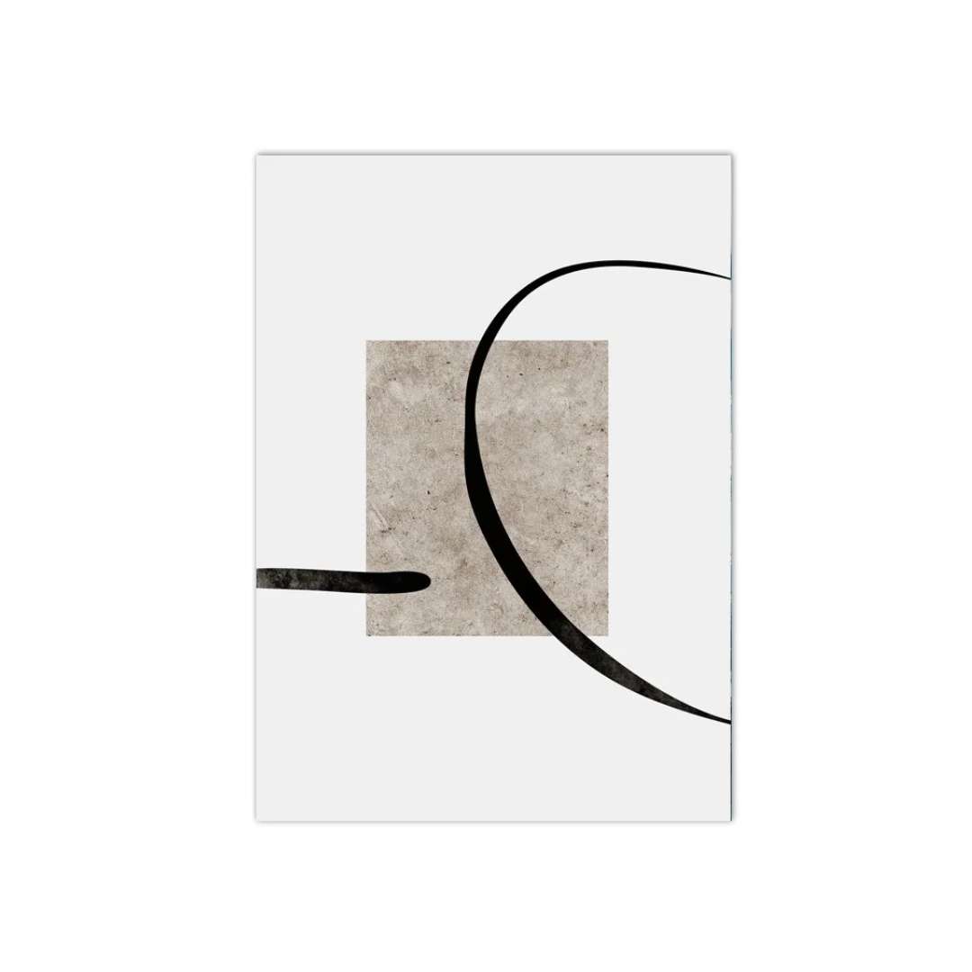 Stone Arc Abstract Canvas Print