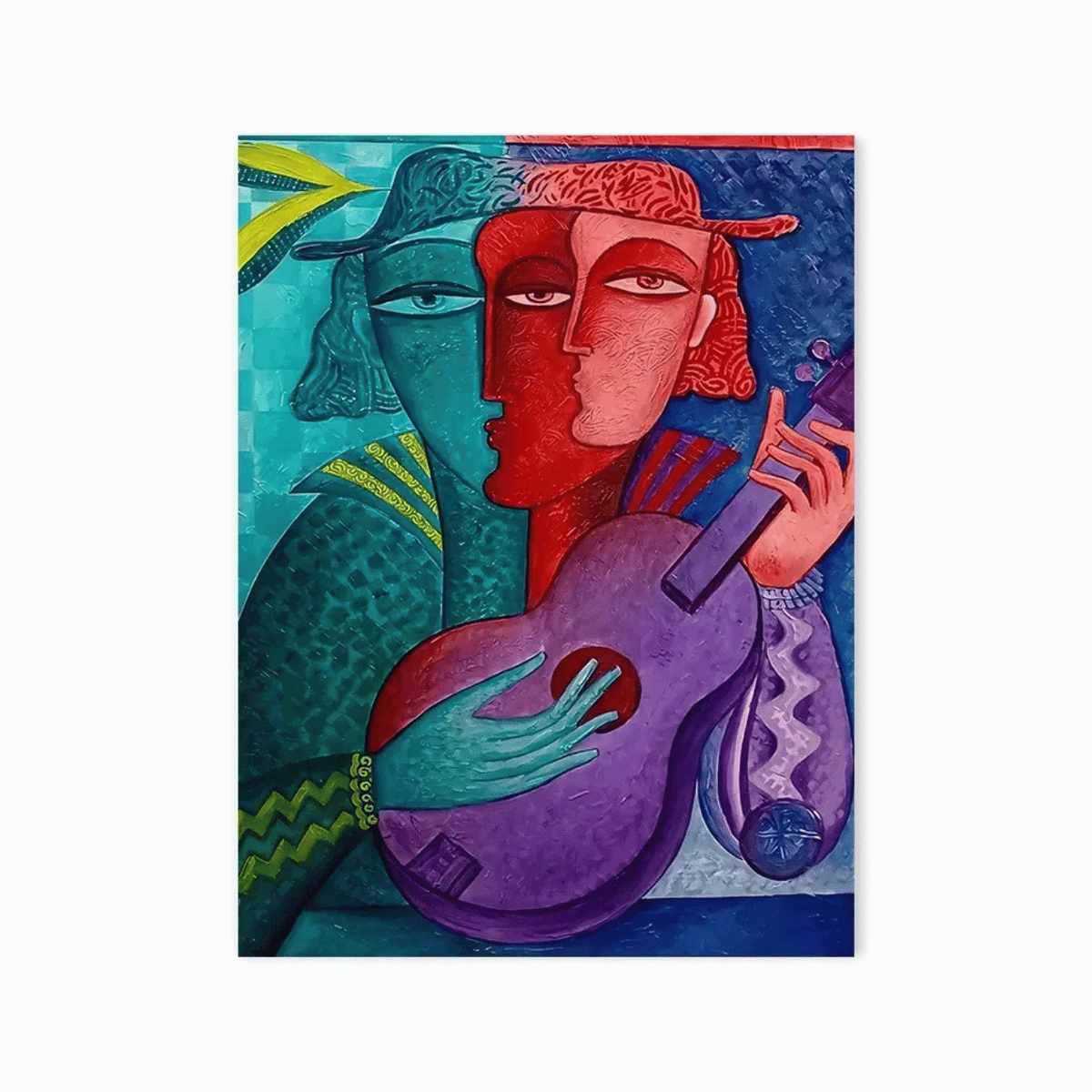 Duet In Colour Canvas Print