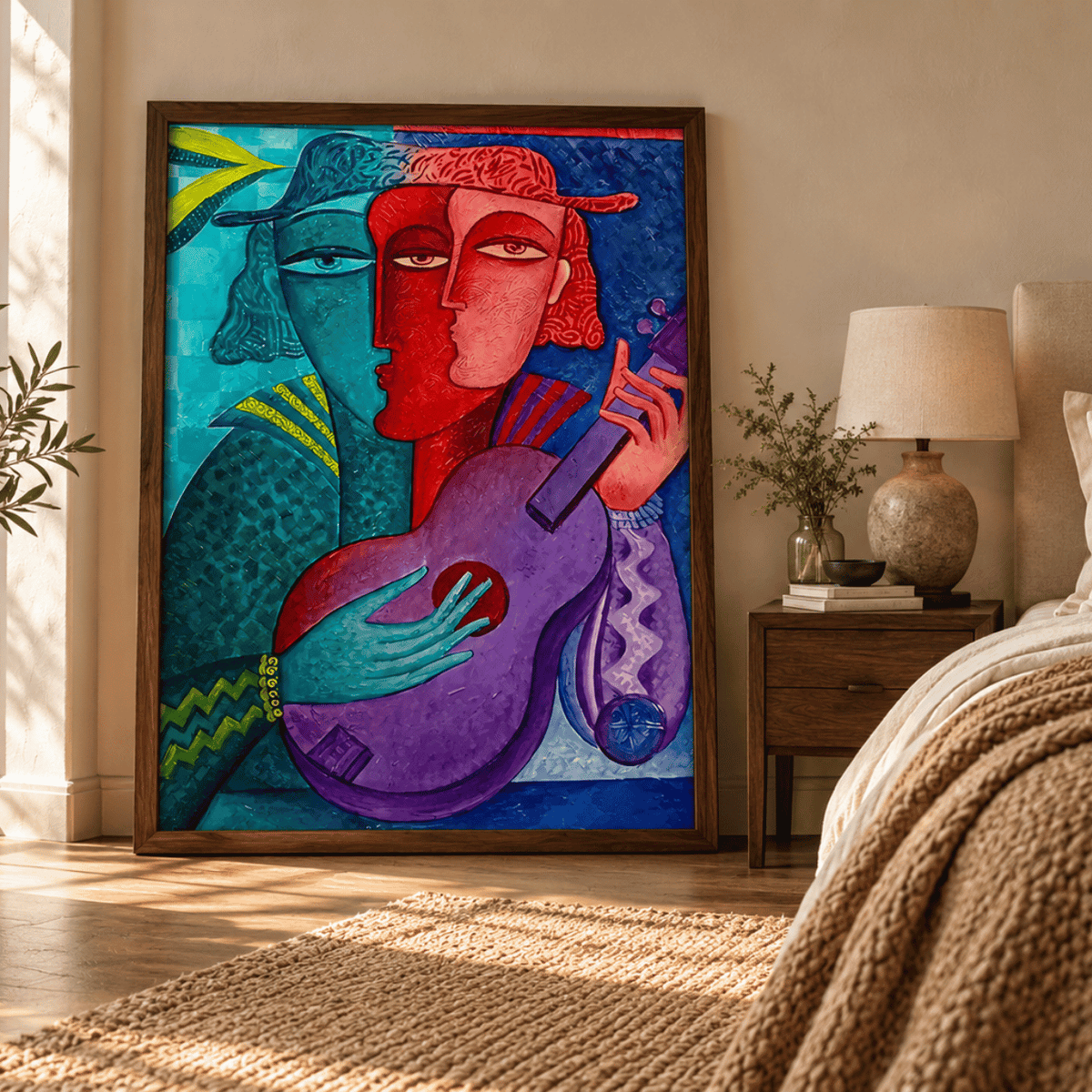 Duet In Colour Canvas Print