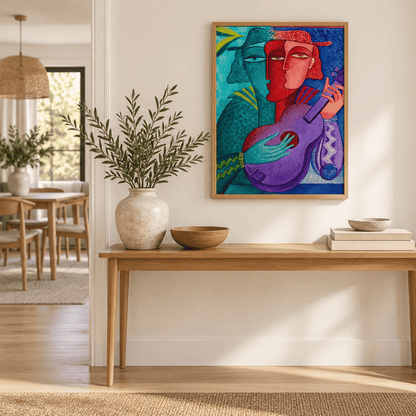 Duet In Colour Canvas Print