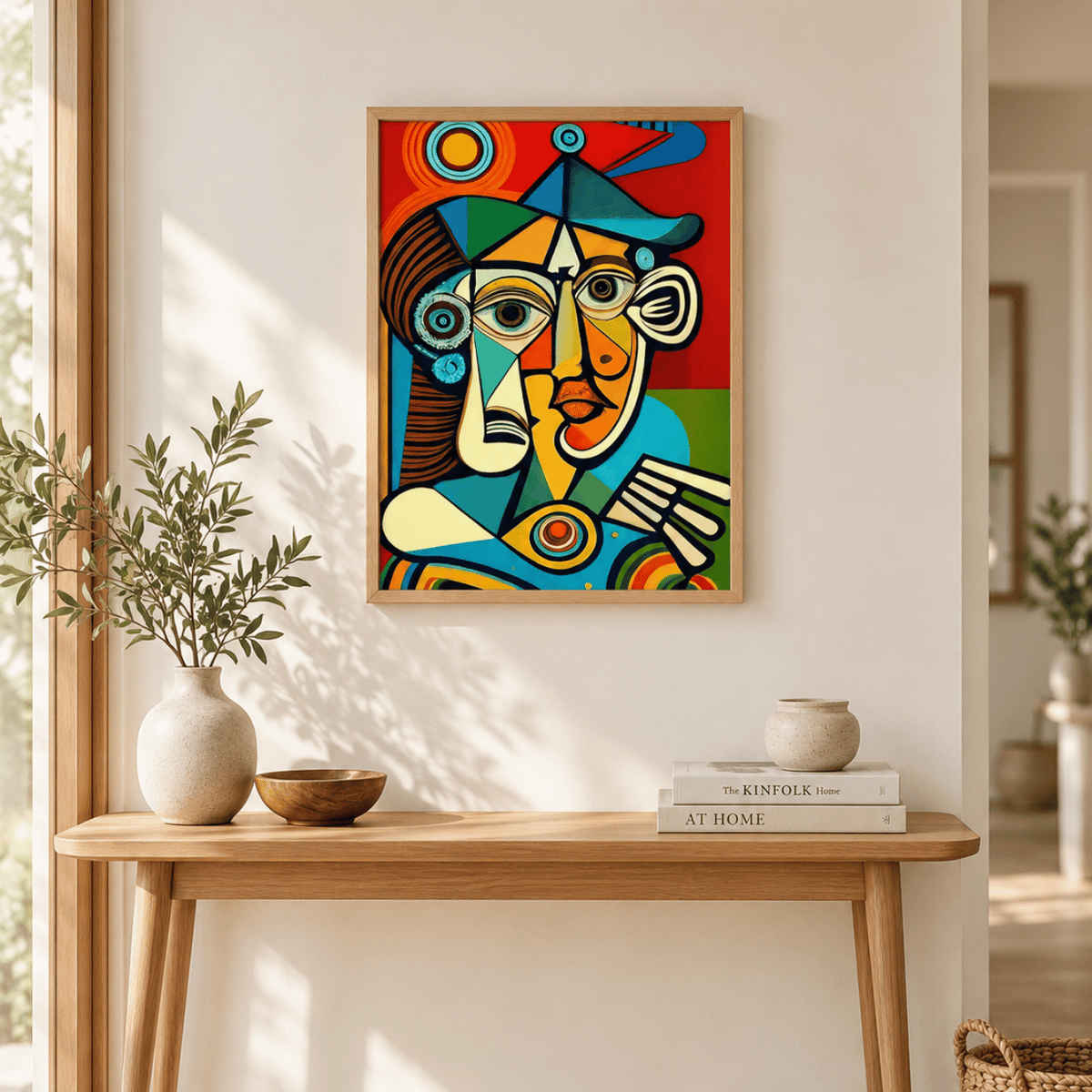 Prism Mind Face Canvas Print