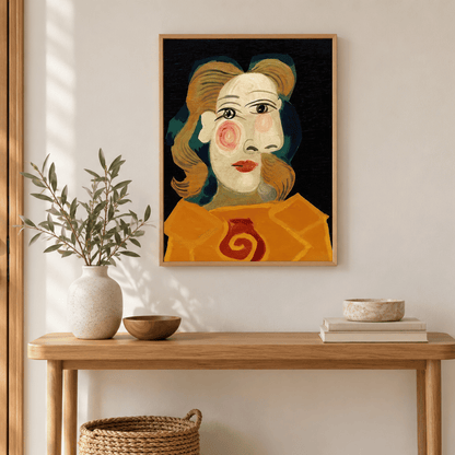 Rosy Spiral Abstract Muse Canvas Print