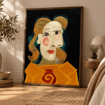 Rosy Spiral Abstract Muse Canvas Print