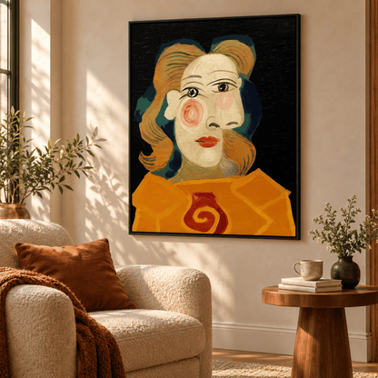 Rosy Spiral Abstract Muse Canvas Print
