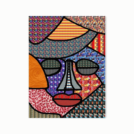Patchwork Persona Abstract Canvas Print