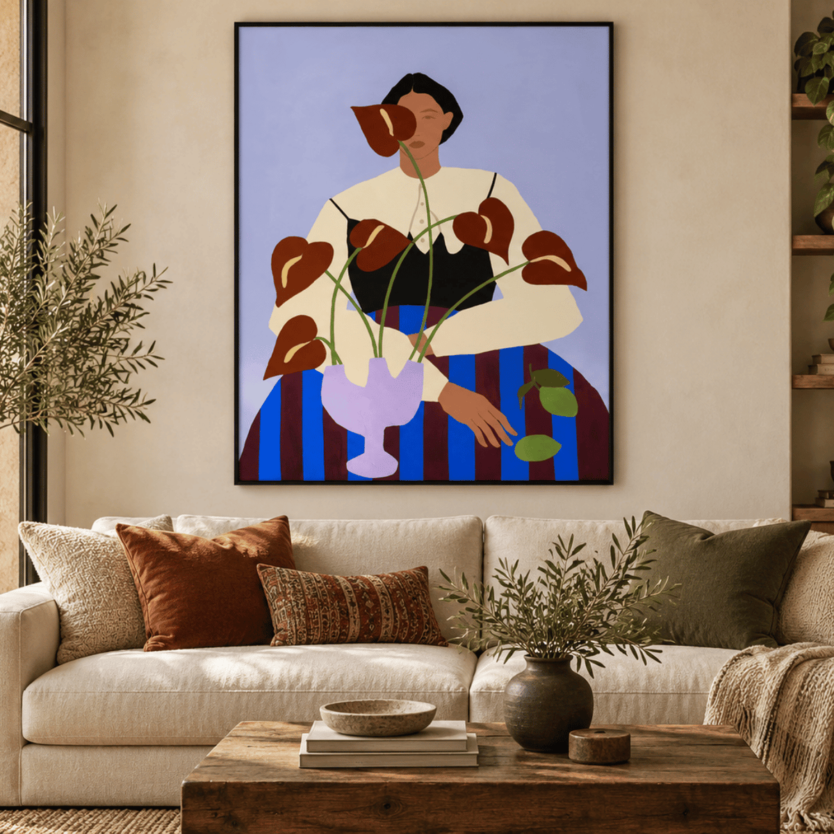 Anthurium Muse Canvas Print