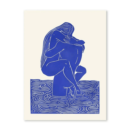 Cobalt Embrace Canvas Print