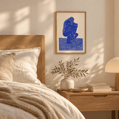 Cobalt Embrace Canvas Print
