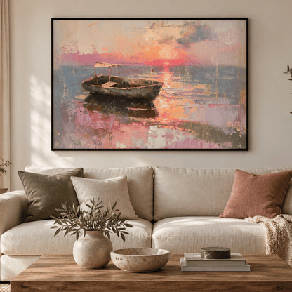 Rosewater Drift Canvas Print
