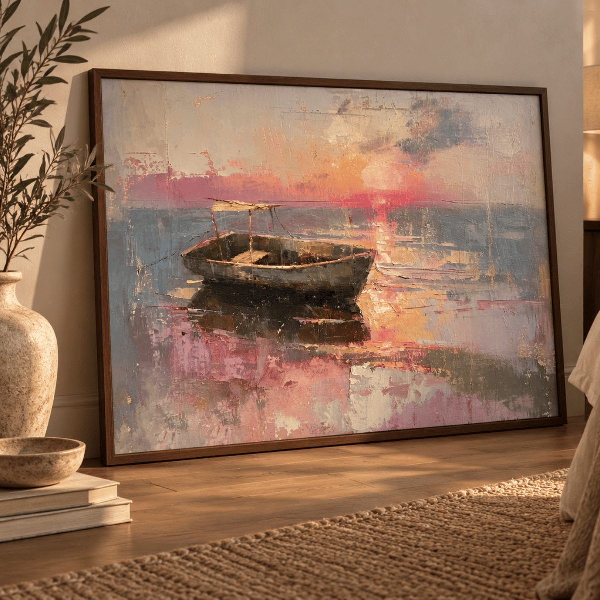 Rosewater Drift Canvas Print