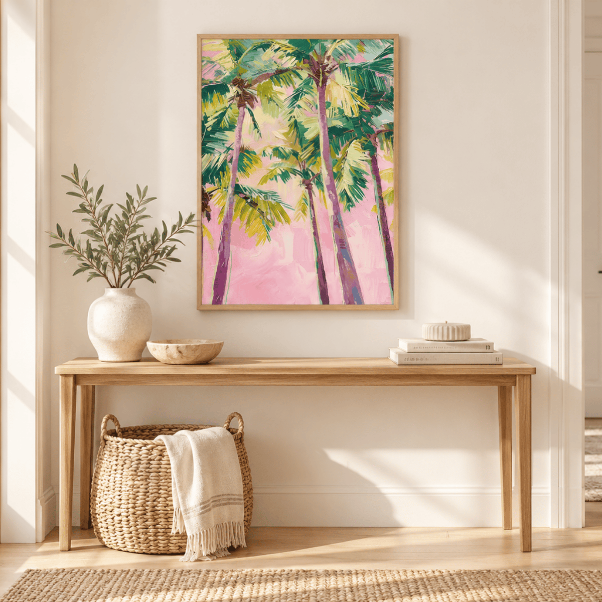 Palm Candy Skies Canvas Print