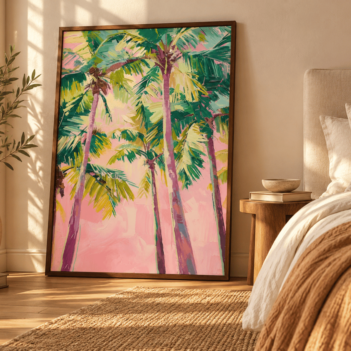 Palm Candy Skies Canvas Print