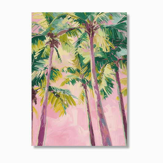 Palm Candy Skies Canvas Print