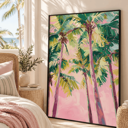 Palm Candy Skies Canvas Print