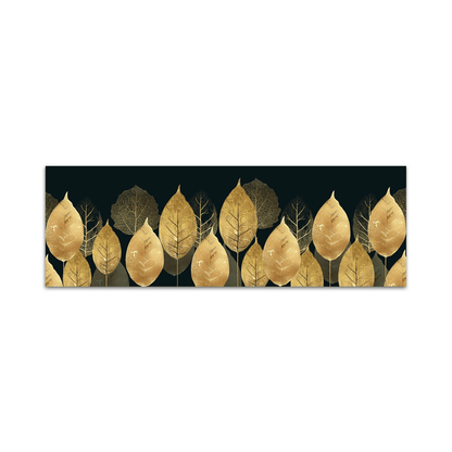 Golden Canopy Leaves Canvas Print