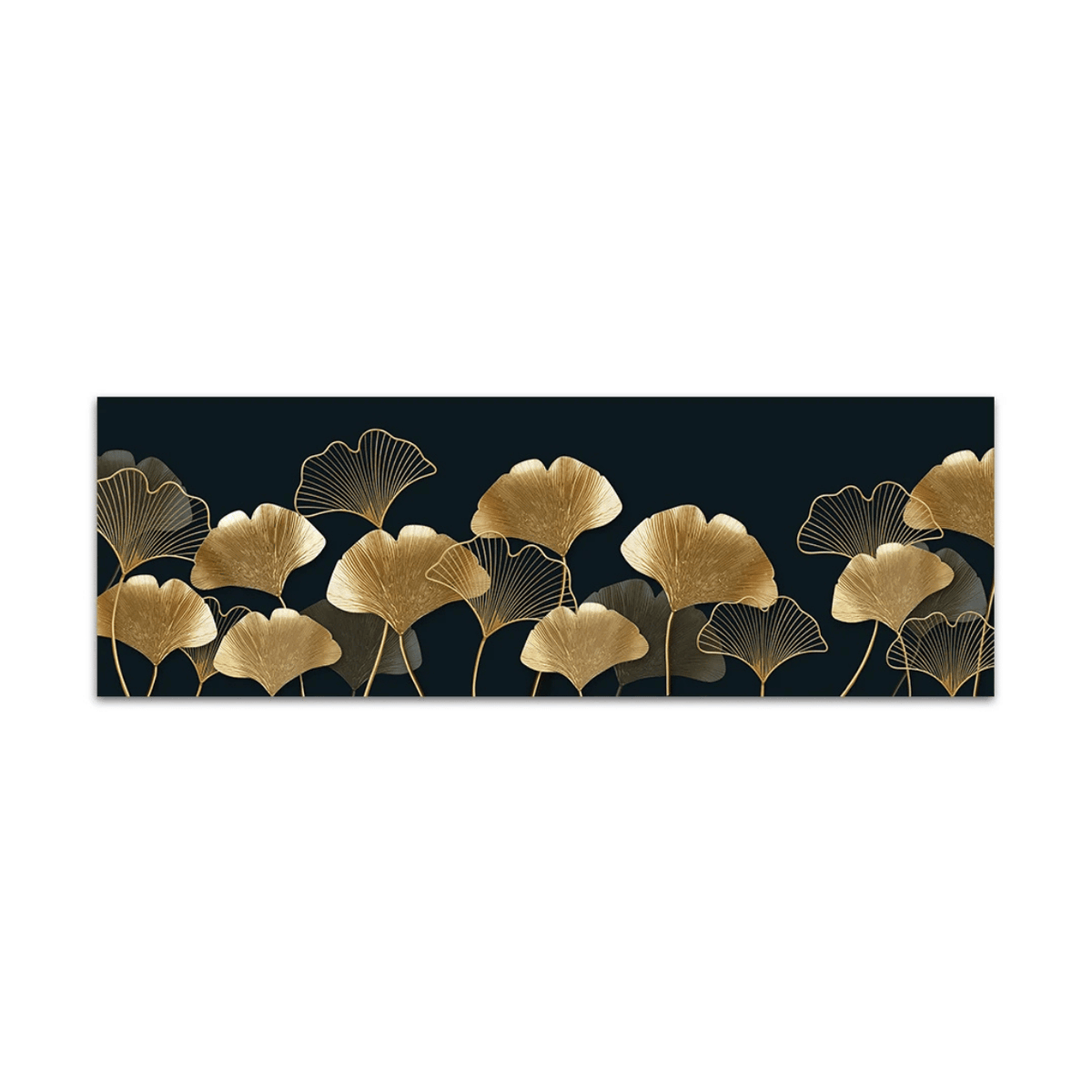 Golden Ginkgo Garden Canvas Print