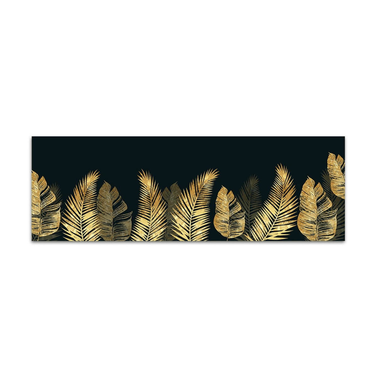 Golden Palm Horizon Canvas Print