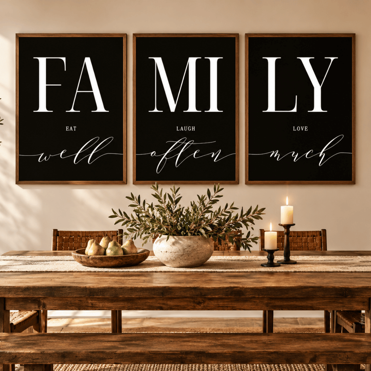 Family Quote Trio Poster Pack