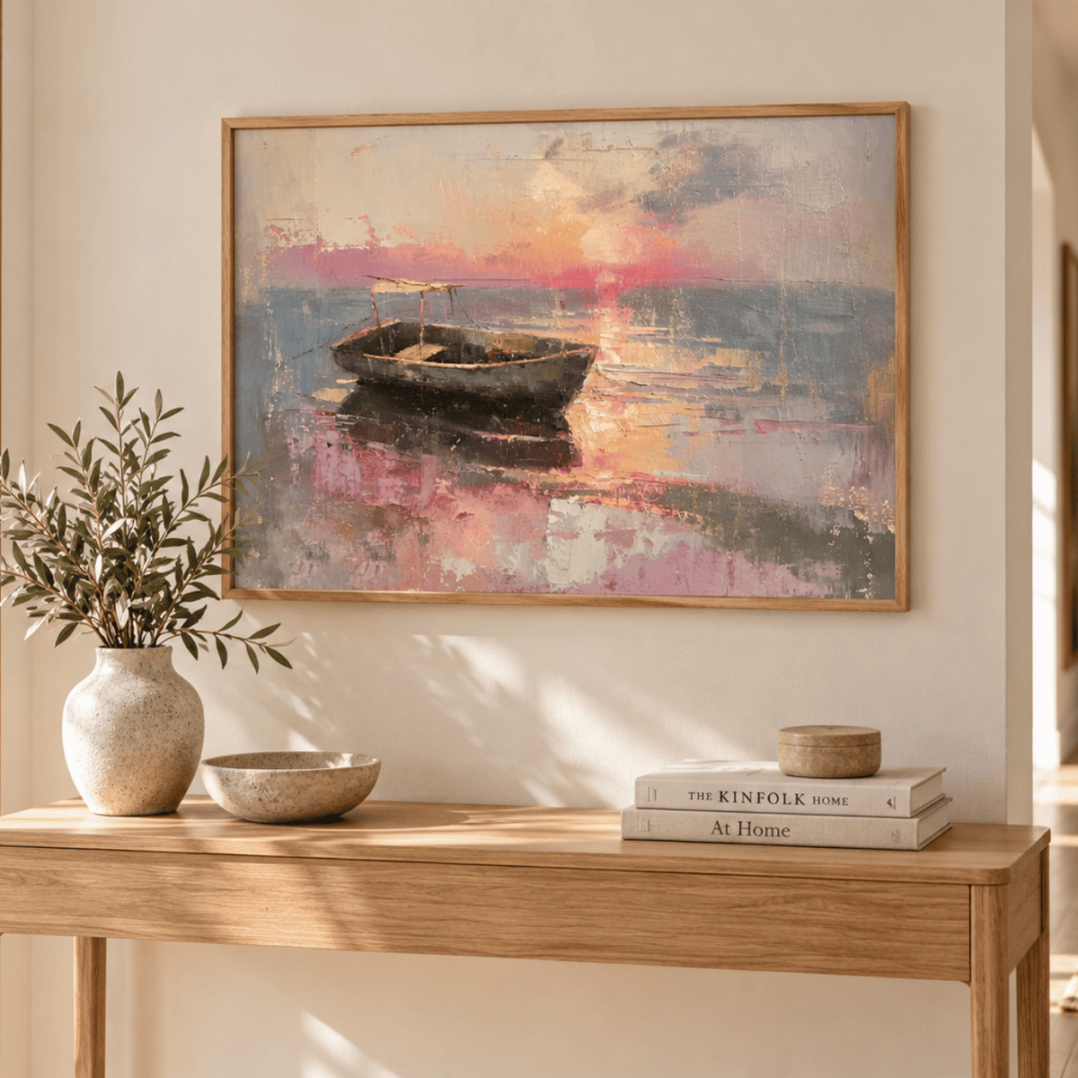 Rosewater Drift Canvas Print