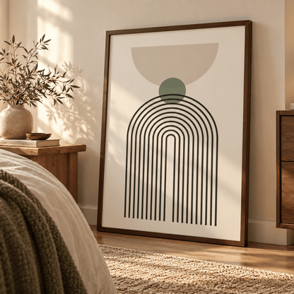 Sage Arch Harmony Canvas Print