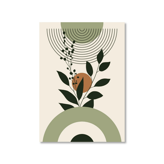 Botanical Orbit Canvas Print