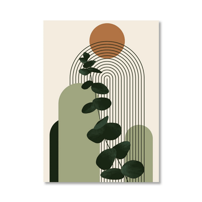 Terracotta Sun Eucalyptus Canvas Print