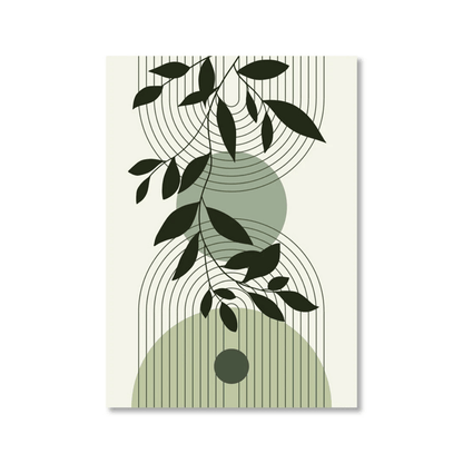 Leaf Arch Botanical Canvas Print