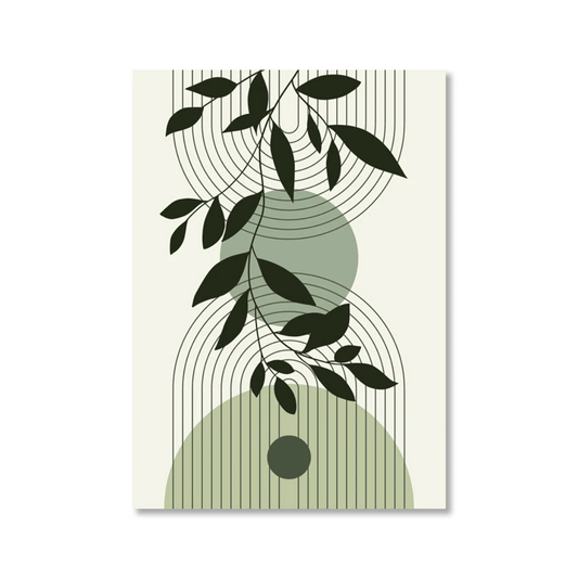 Leaf Arch Botanical Canvas Print