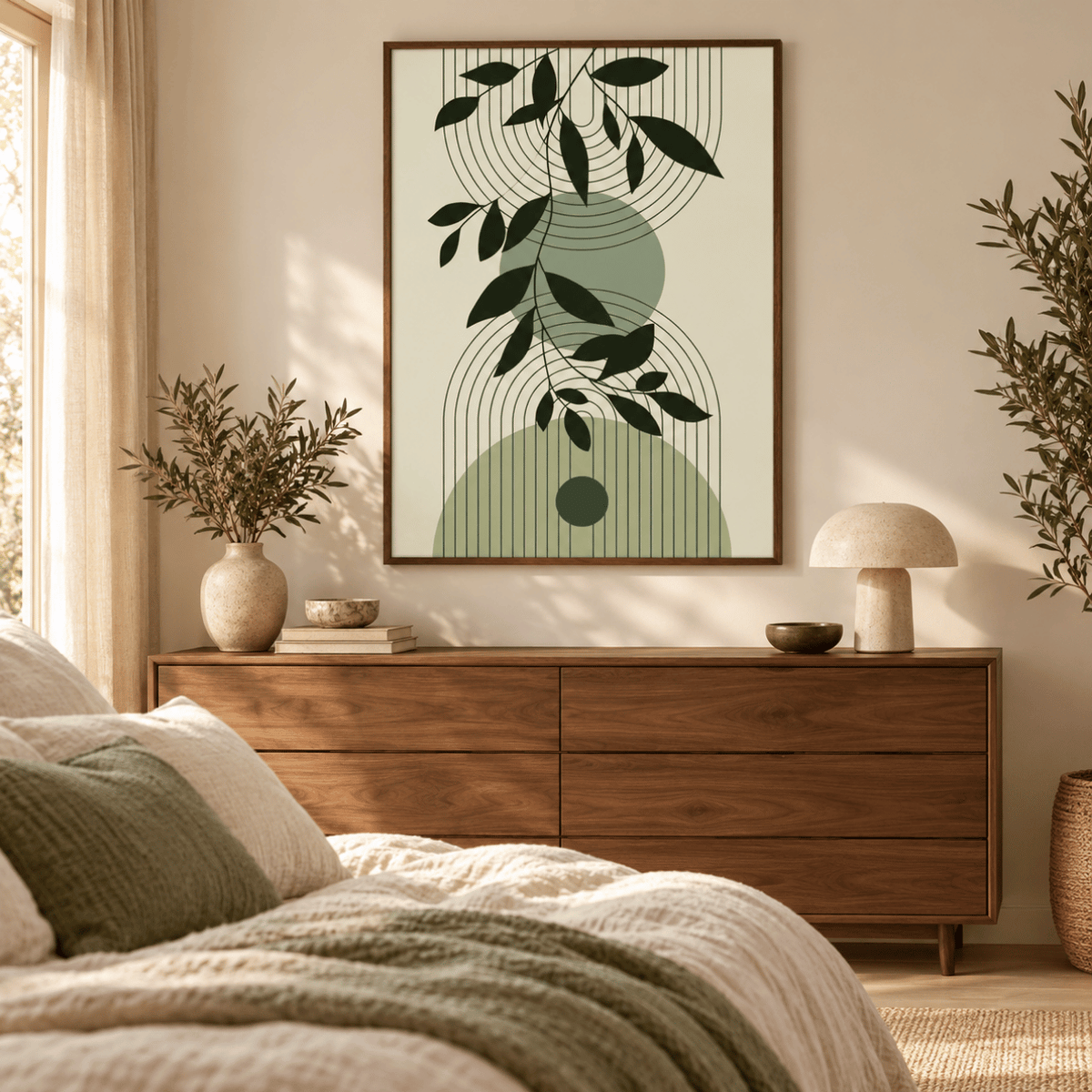 Leaf Arch Botanical Canvas Print