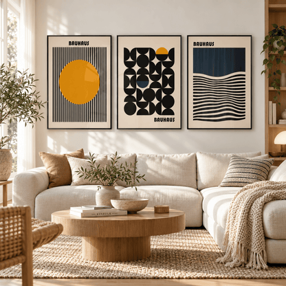 Bauhaus Eclipse Forms Trio Poster Pack