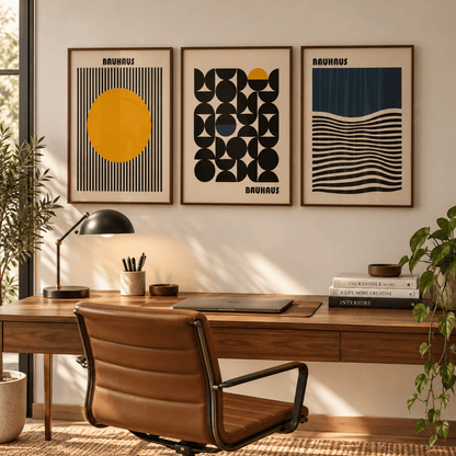 Bauhaus Eclipse Forms Trio Poster Pack