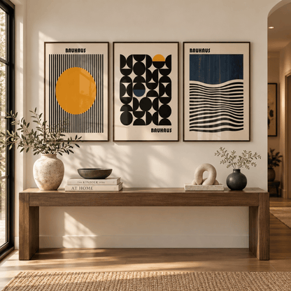 Bauhaus Eclipse Forms Trio Poster Pack