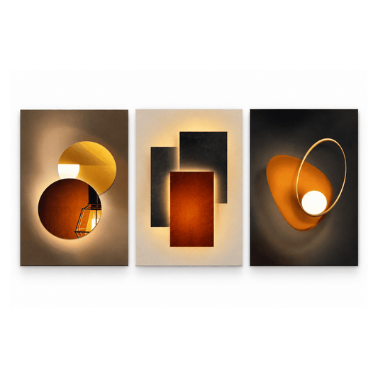 Golden Orbit Forms Trio Poster Pack
