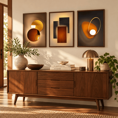 Golden Orbit Forms Trio Poster Pack
