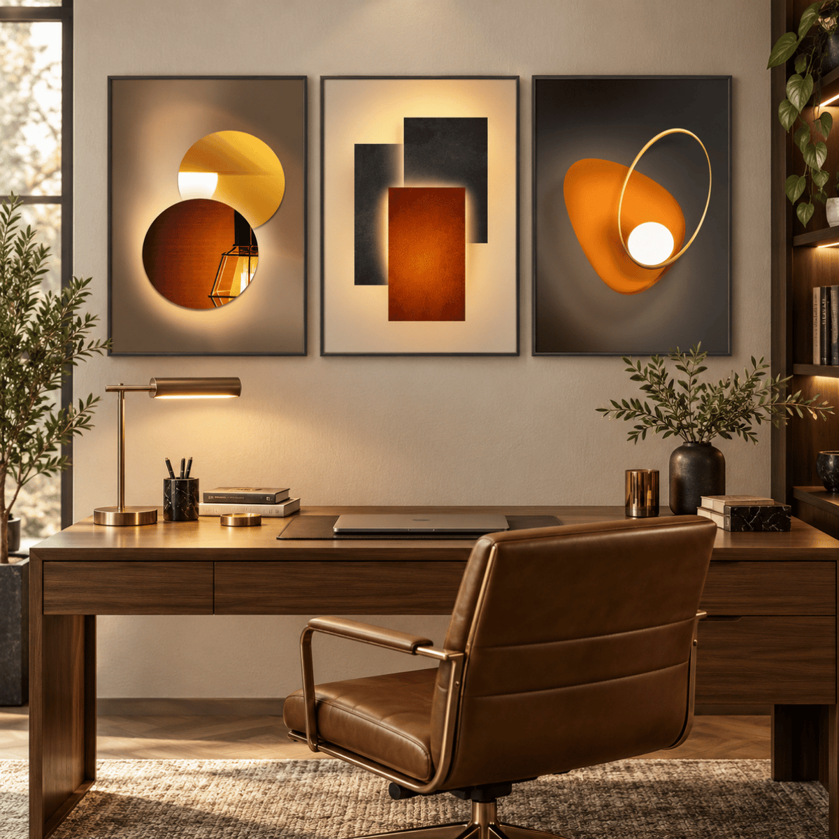 Golden Orbit Forms Trio Poster Pack