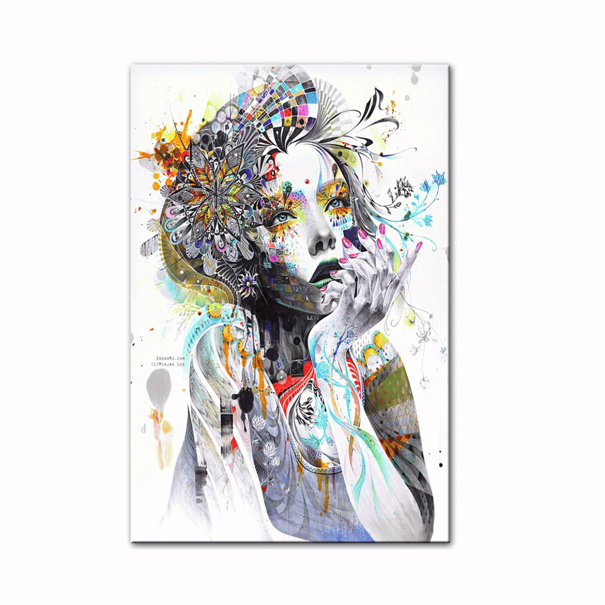 Prismatic Muse Canvas Print