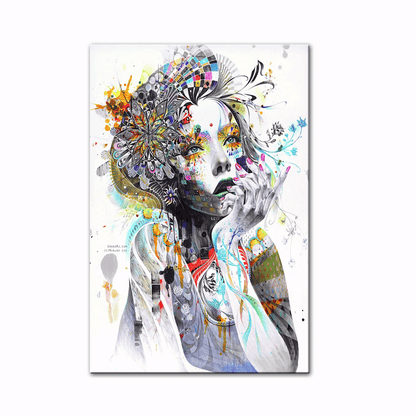 Prismatic Muse Canvas Print
