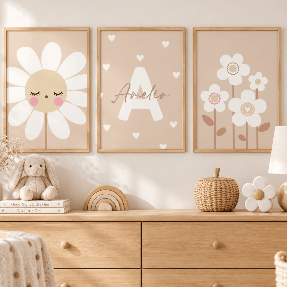 Little Bloom Personalised Trio Poster Pack