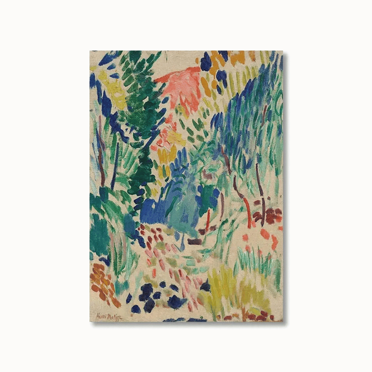 Landscape At Collioure By Henri Matisse Canvas Print