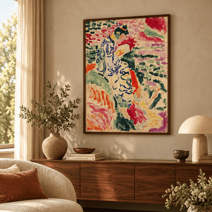La Japonaise: Woman Beside the Water By Henri Matisse Canvas Print