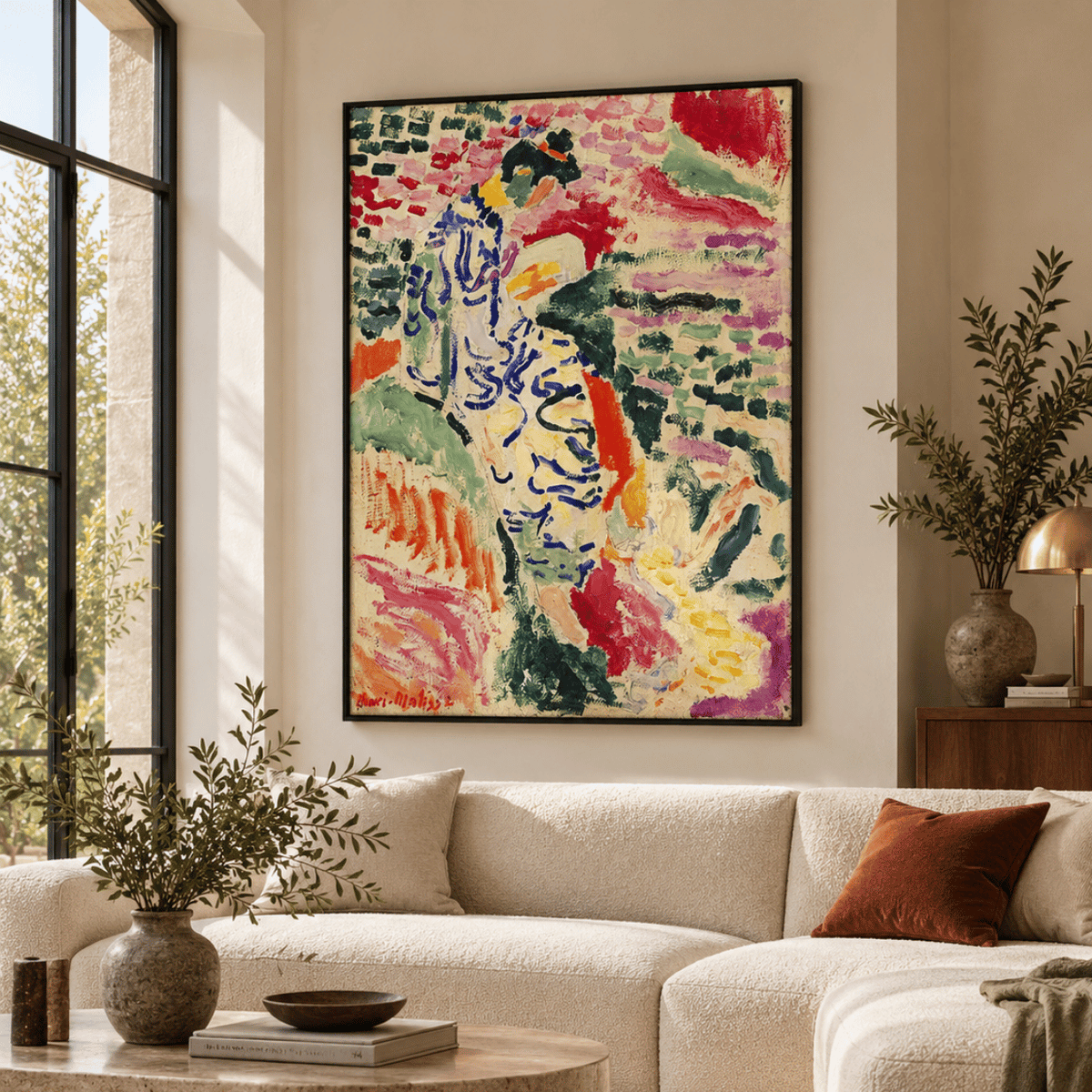 La Japonaise: Woman Beside the Water By Henri Matisse Canvas Print
