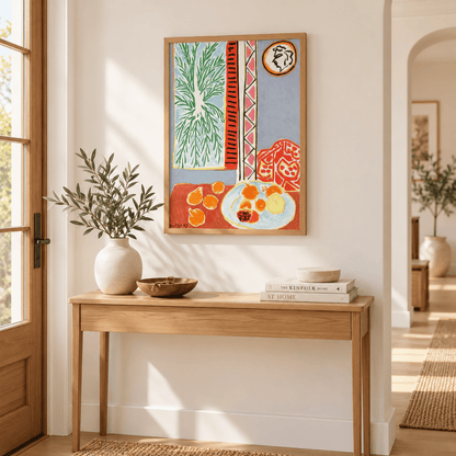 Interior With Egyptian Curtain By Henri Matisse Canvas Print