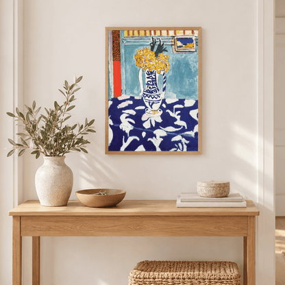 The Cuckoos Blue And Pink Carpet By Henri Matisse Canvas Print