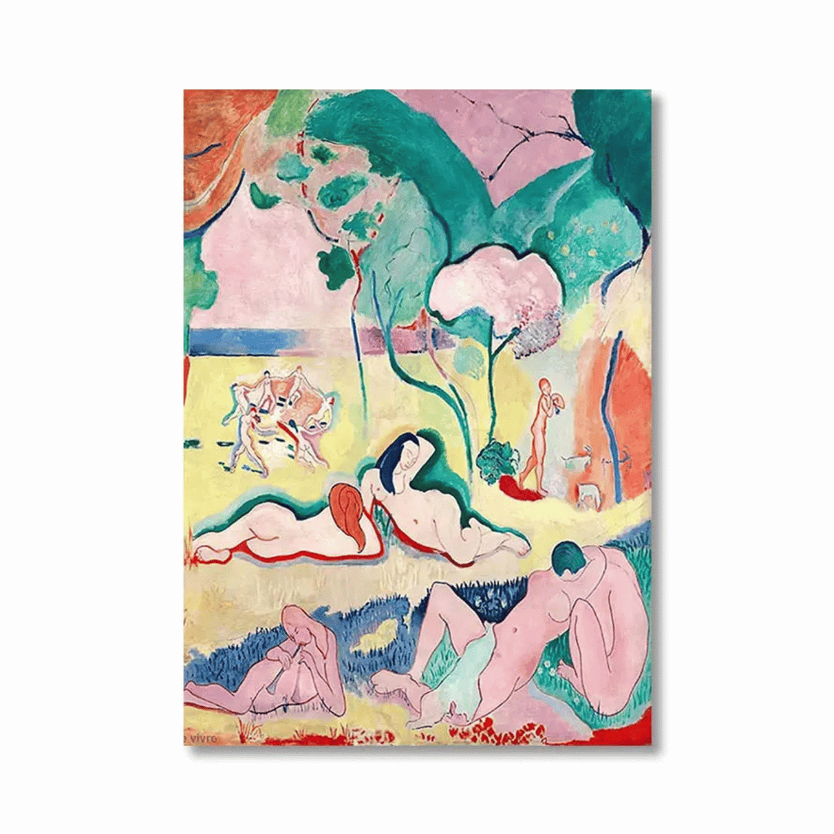 The Joy Of Life by Henri Matisse Canvas Print